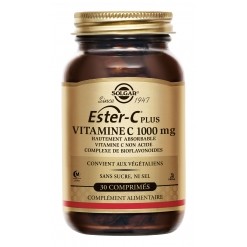 Ester-C Plus Vitamine C 1000 mg - 30 comprimés SOLGAR