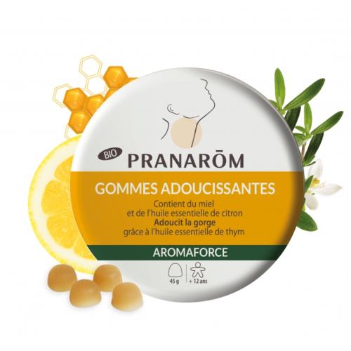 Aromaforce Pranarom Gommes adoucissantes - Miel/Citron - 45 g