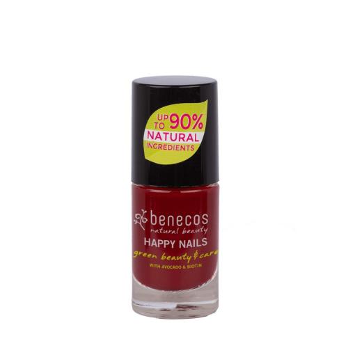 BENECOS VERNIS A ONGLES ROUGE CERISE CHERRY RED 5ML