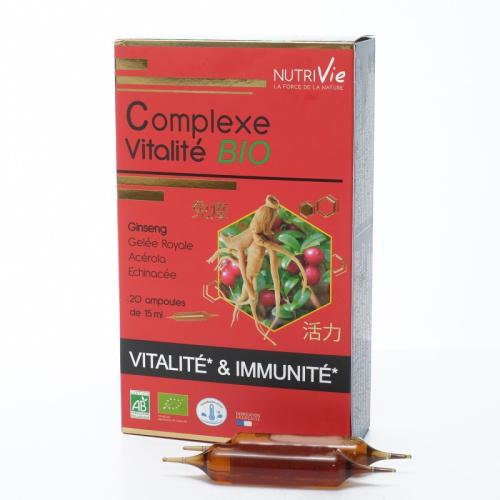 NUTRIVIE COMPLEXE VITALITE 20 AMPOULES