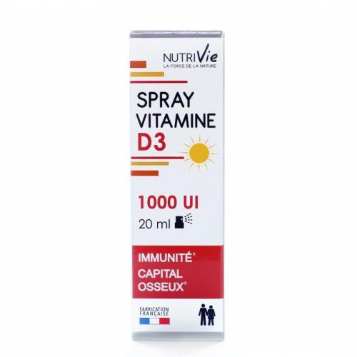 Nutrivie Spray Vitamine D3 - 1000 UI 20 ml