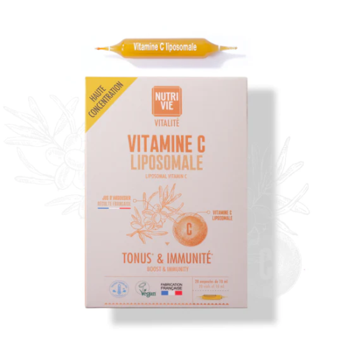NUTRIVIE Vitamine C liposomale 15 ML 20 Ampoules